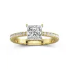 Glorieux Princesse 1.50ct Moissanite Bague de fiançailles