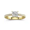 Glory Princess 1.00ct Moissanite Engagement Ring