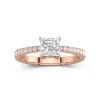 Glory Princess 1.00ct Moissanite Engagement Ring