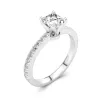 Glory Asscher 1.50ct Moissanite Engagement Ring