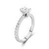 Glory Oval 1.50ct Moissanite Engagement Ring