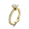 Glory Oval 2.00ct Moissanite Engagement Ring