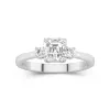 1.00ct Moissanite Engagement Ring Platinum