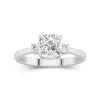 1.50ct Moissanite Engagement Ring 14K White Gold