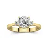 1.50ct Moissanite Engagement Ring 14K Gold