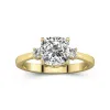 2.00ct Moissanite Engagement Ring 14K Gold