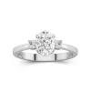 1.50ct Moissanite Engagement Ring 14K White Gold