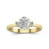 1.50ct Moissanite Engagement Ring 14K Gold