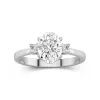 2.00ct Moissanite Engagement Ring 14K White Gold