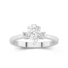 1.50ct Moissanite Engagement Ring 14K White Gold