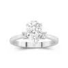 2.00ct Moissanite Engagement Ring 14K White Gold