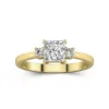 1.00ct Moissanite Engagement Ring 14K Gold