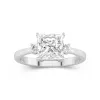 2.00ct Moissanite Engagement Ring 14K White Gold