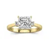 2.00ct Moissanite Engagement Ring 18K Gold