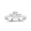 1.00ct Moissanite Engagement Ring Platinum