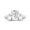 2.00ct Moissanite Engagement Ring 14K White Gold