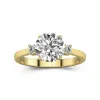 2.00ct Moissanite Engagement Ring 14K Gold