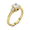 1.50ct Moissanite Engagement Ring 14K Gold