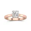 1.50ct Moissanite Engagement Ring 14K Rose Gold