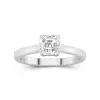 1.00ct Moissanite Engagement Ring 14K White Gold