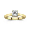 1.00ct Moissanite Engagement Ring 14K Gold