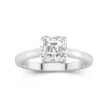 2.00ct Moissanite Engagement Ring 14K White Gold