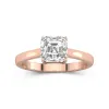 2.00ct Moissanite Engagement Ring 18K Rose Gold