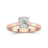 1.50ct Moissanite Engagement Ring 14K Rose Gold