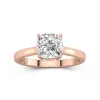 2.00ct Moissanite Engagement Ring 14K Rose Gold