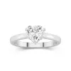 1.50ct Moissanite Engagement Ring 14K White Gold