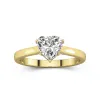 1.50ct Moissanite Engagement Ring 14K Gold