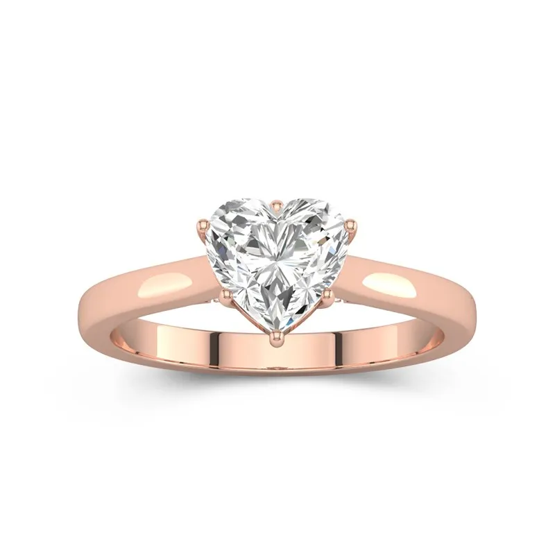 Timeless Heart 1.50ct Moissanite Engagement Ring
