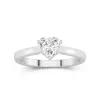 1.00ct Moissanite Engagement Ring 14K White Gold