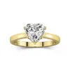 2.00ct Moissanite Engagement Ring 14K Gold