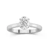 1.50ct Moissanite Engagement Ring 14K White Gold