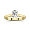 1.50ct Moissanite Engagement Ring 14K Gold