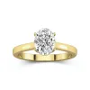 2.00ct Moissanite Engagement Ring 14K Gold