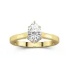 1.50ct Moissanite Engagement Ring 14K Gold