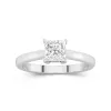 1.00ct Moissanite Engagement Ring 14K White Gold