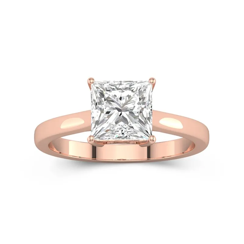Timeless Princess 2.00ct Moissanite Engagement Ring