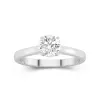 1.00ct Moissanite Engagement Ring 18K White Gold