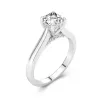 1.50ct Moissanite Engagement Ring 14K White Gold