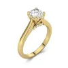 1.50ct Moissanite Engagement Ring 14K Gold