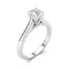 1.50ct Moissanite Engagement Ring 18K White Gold