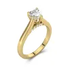 1.50ct Moissanite Engagement Ring 18K Gold