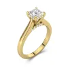 1.50ct Moissanite Engagement Ring 14K Gold