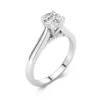 1.50ct Moissanite Engagement Ring 14K White Gold