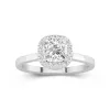 1.50ct Moissanite Engagement Ring 14K White Gold