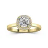 1.50ct Moissanite Engagement Ring 18K Gold