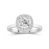 2.00ct Moissanite Engagement Ring 14K White Gold